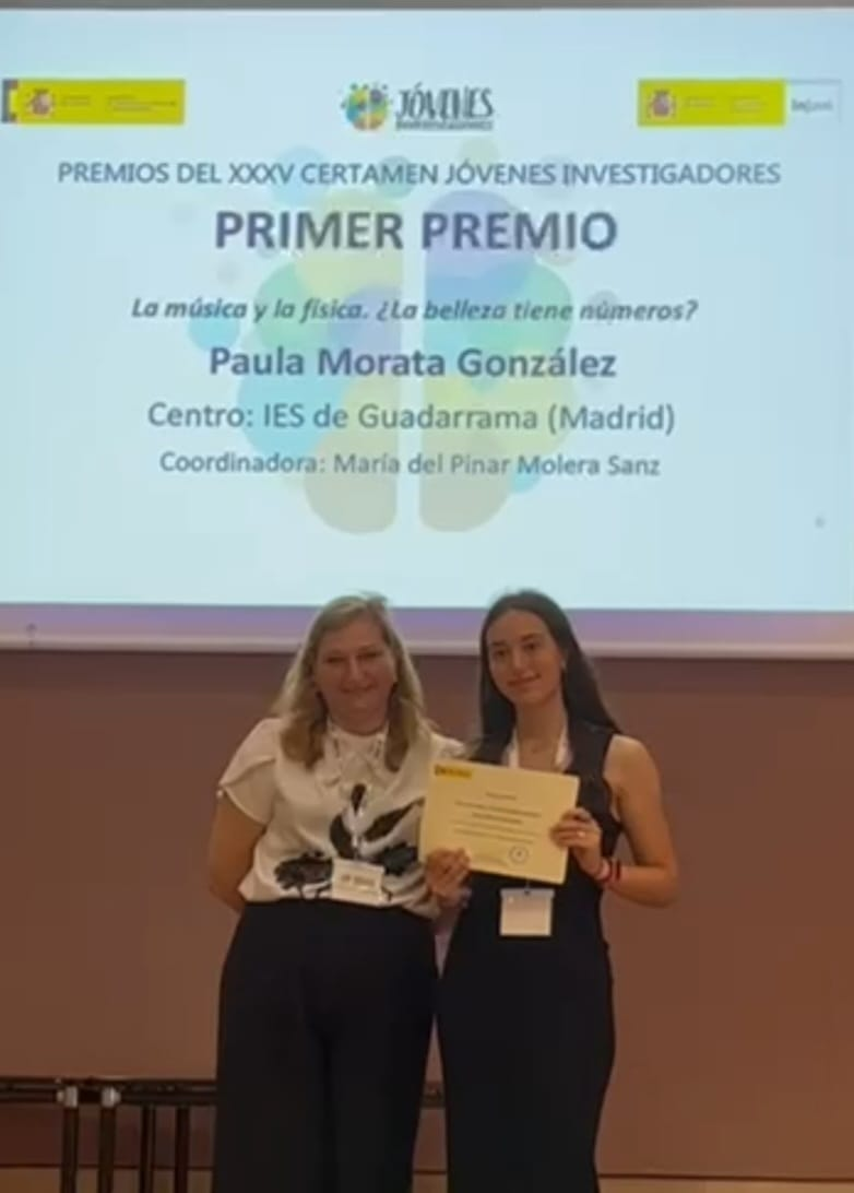 Primer Premio XXXV Certamen Jóvenes investigadores