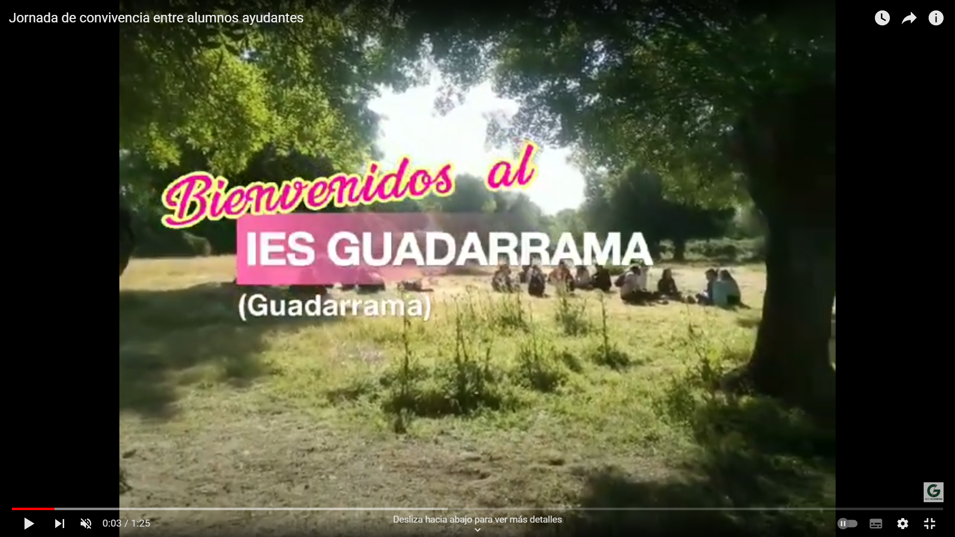 Jornada de Convivencia entre alumnos ayudantes.